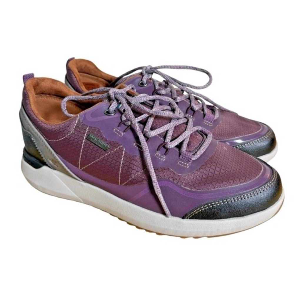 Cobb Hill Skylar Womens 8W Sneakers Eggplant Purple Waterproof CI8177 Shoes Lace